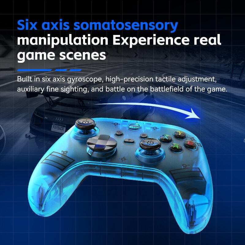 Bluetooth Game Controller Factory - Dual Hall Joystick Vibration GamePad Custom