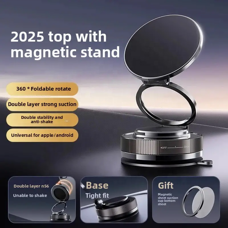 Car Phone Mount Manufacturer - Universal Magnetic Vacuum Phone Holder Custom