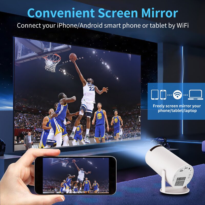 Video Game Console Factory - Portable Projector with Wireless Controllers Custom