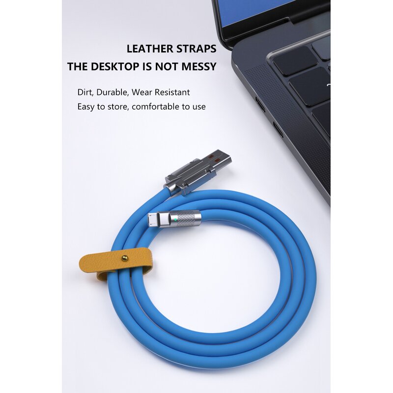 Type-C Cable Factory - 120W 6A Super Fast Charging Cable Custom