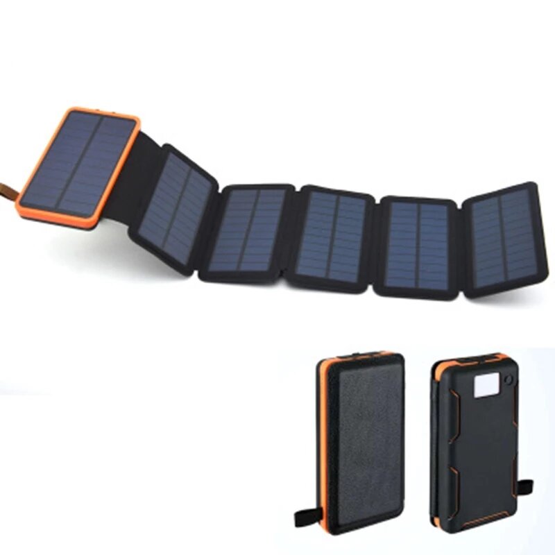 Solar Charger Manufacturer - Slim Lightweight 16000mAh Solar Power Bank OEM