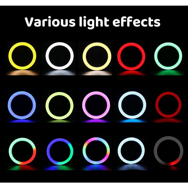 Ring Light Manufacturer - Portable Foldable RGB LED Ring Light OEM