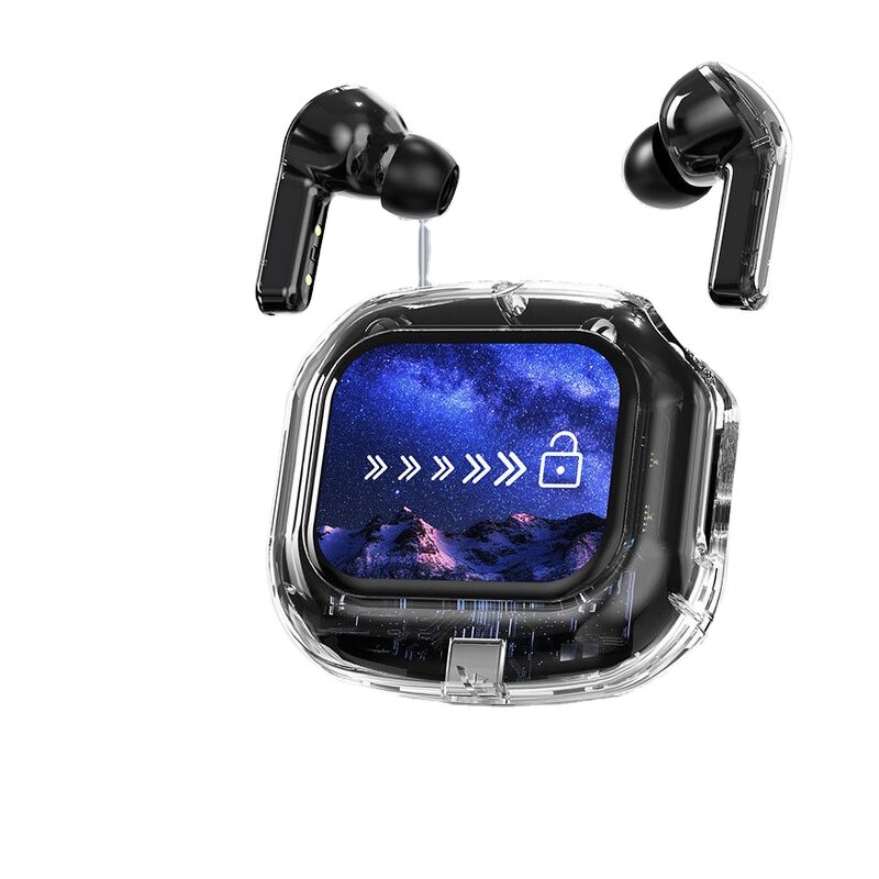 Bluetooth Headset Manufacturer - Transparent TWS Earphones Digital Display OEM