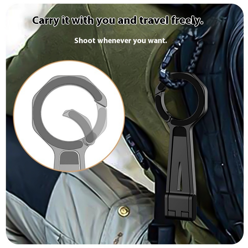 Phone Stand Manufacturer - 360 Rotating Magnetic Spring Clip Holder Custom