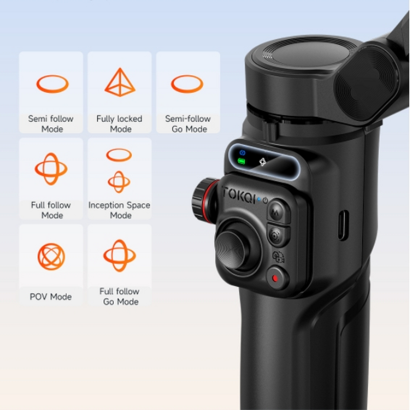 Phone Stabilizer Manufacturer - Three-Axis Pan-Tilt AI Anti-Shake Gimbal OEM