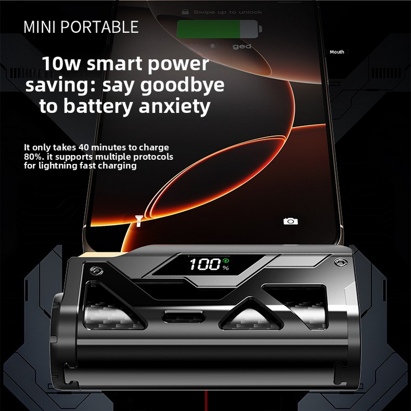 Power Bank Manufacturer - Mini Capsule Built-in Plug Power Bank OEM