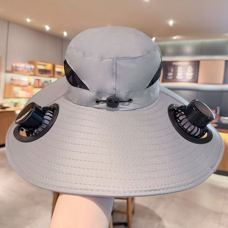 Fisherman Hat Factory - USB Solar Air Cooling Sun Hat OEM/ODM
