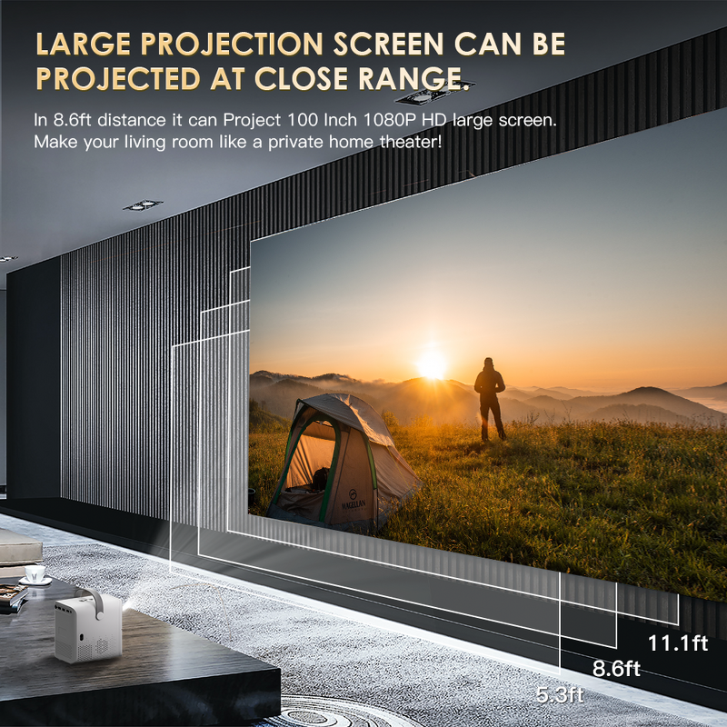 Short Throw Projector Manufacturer - Auto Focus 4K Voice Control Projector Custom