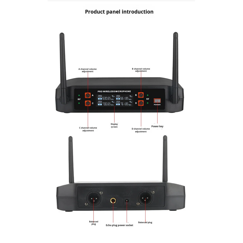 Karaoke Microphone Manufacturer - Lightweight Metal Wireless Microphone OEM