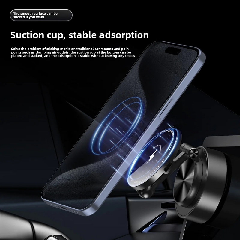Car Phone Holder Factory - Dual-Sided Magnetic Vacuum Suction Cup Holder Custom