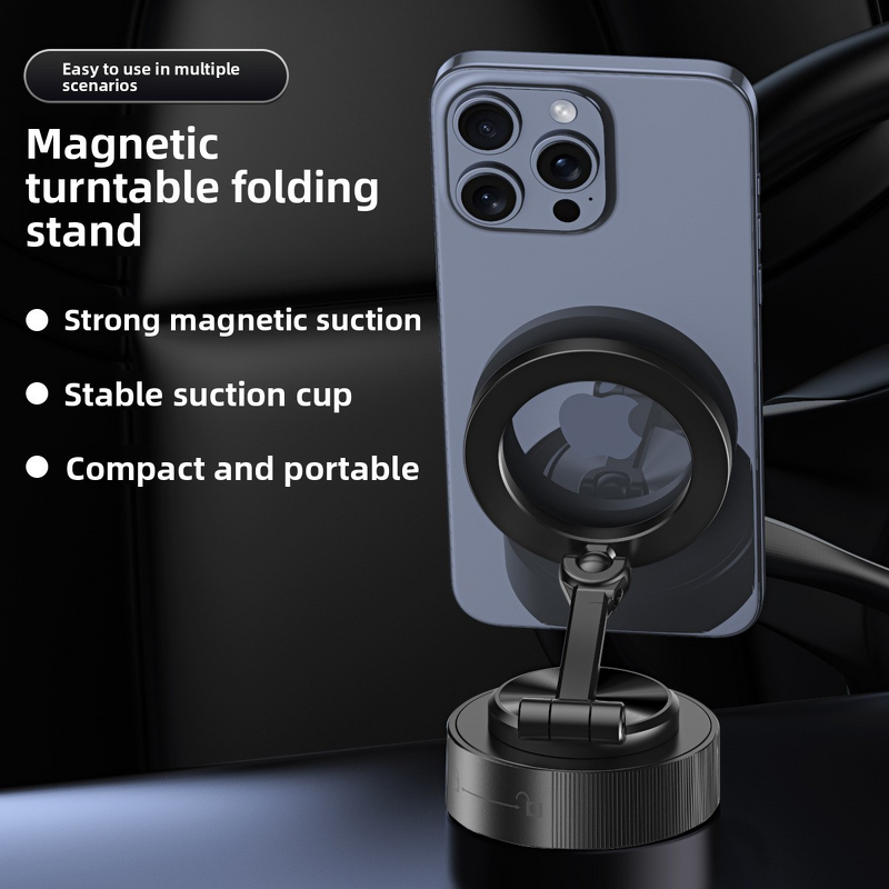 Car Phone Holder Factory - Dual-Sided Magnetic Vacuum Suction Cup Holder Custom