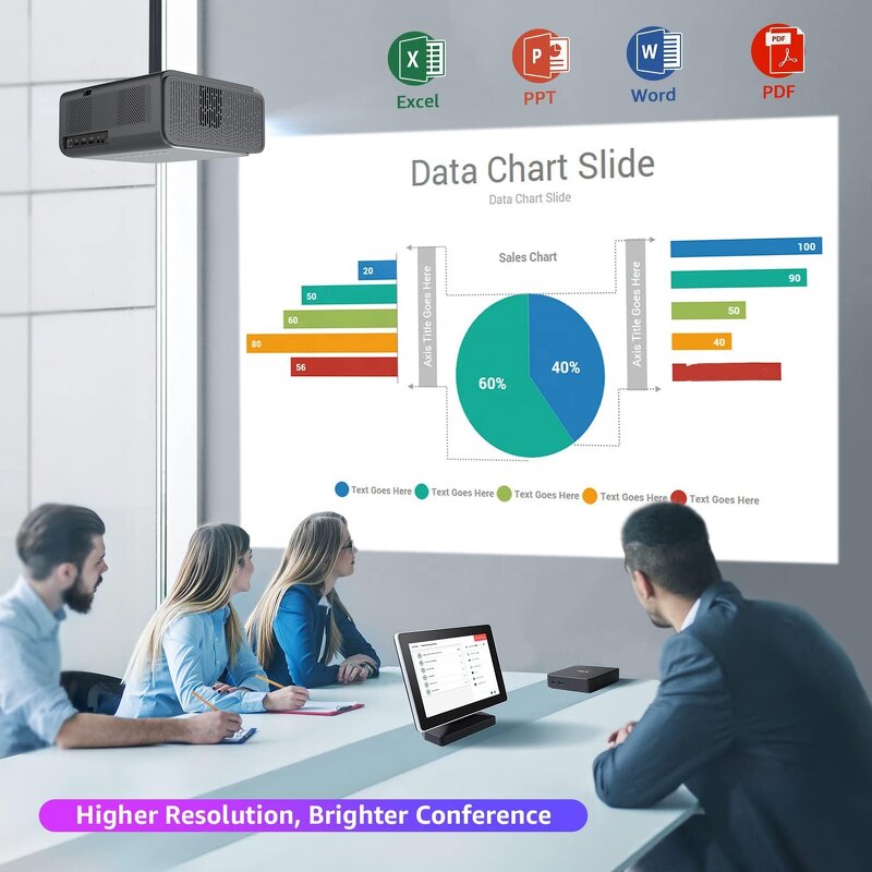 Portable Projector Factory - 1080P Auto Focus Home Theater Projector OEM