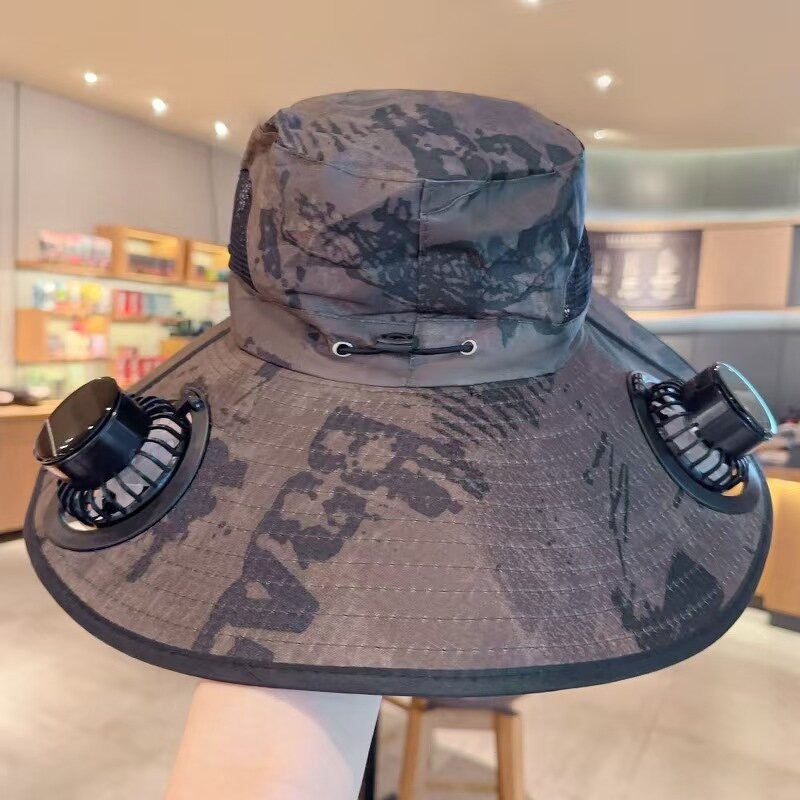 Fisherman Hat Factory - USB Solar Air Cooling Sun Hat OEM/ODM
