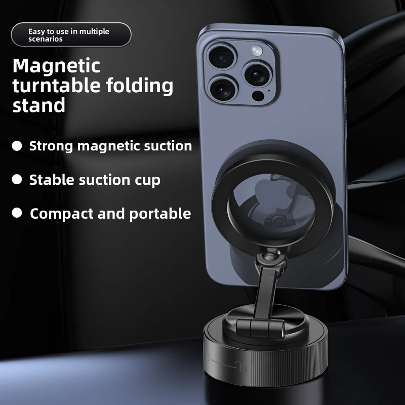 Car Phone Holder Factory - Dual-Sided Magnetic Vacuum Suction Cup Holder Custom