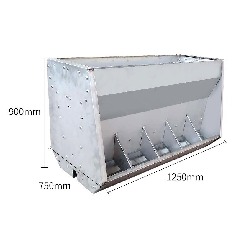 Pig Feeder Trough Manufacturer - OEM Double Side Stainless Steel for Fattening Hog