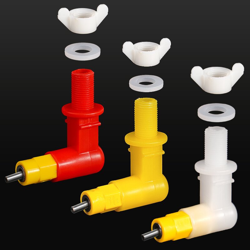 Chicken Nipple Drinker Manufacturer - OEM Leak Proof Short Elbow Poultry Farm Dispenser