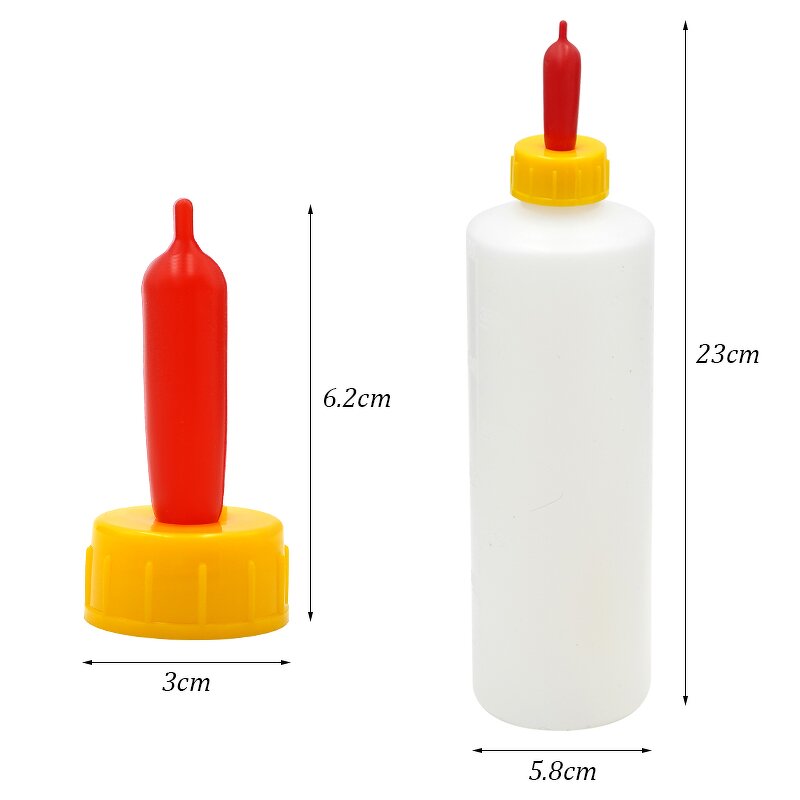 Milk Bottle Manufacturer - OEM 400ml Plastic for Sheep Goat Lamb Veterinary Farm