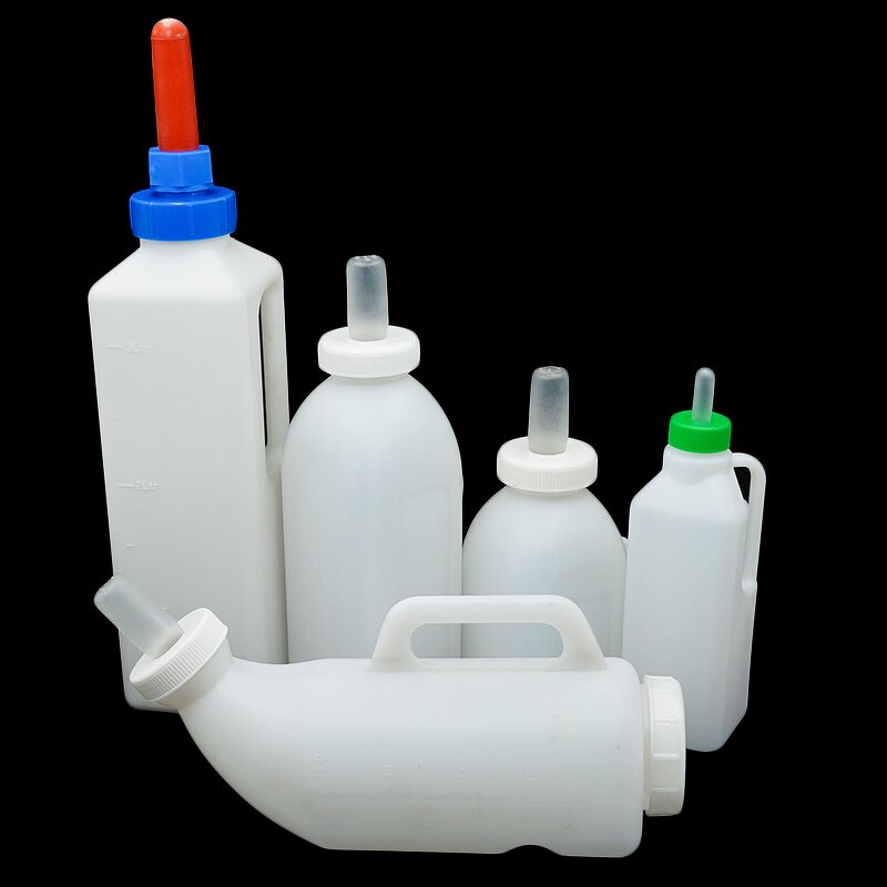 Milk Feeding Bottle Manufacturer - OEM Various Capacity with Nipple Teats for Cattle