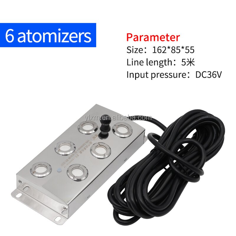 Mist Maker Manufacturer - OEM 6 Head Industrial Ultrasonic Greenhouse Humidifier Fog
