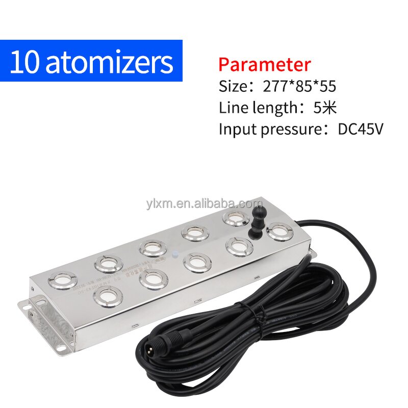 Fogger Manufacturer - OEM 10 Head Ultrasonic Water Fountain Humidifier Pond Mist Maker