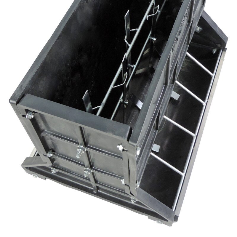 Pig Feed Trough Manufacturer - OEM Double Side 12 Holes Black Plastic Dry Wet Feeder
