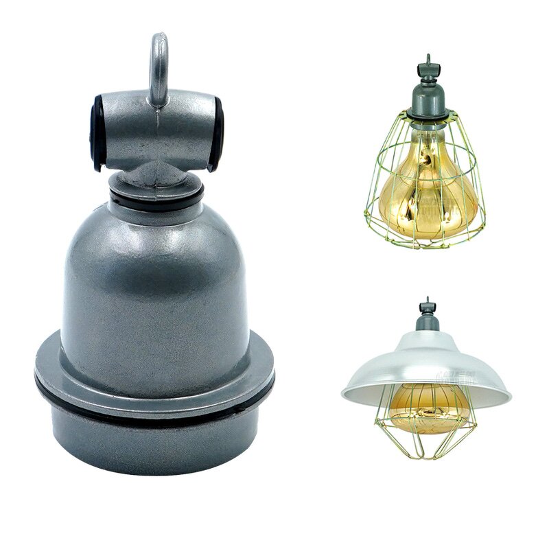 Ceramic Lamp Socket Manufacturer - OEM 220V Insulation Aluminum Retro E27 Waterproof