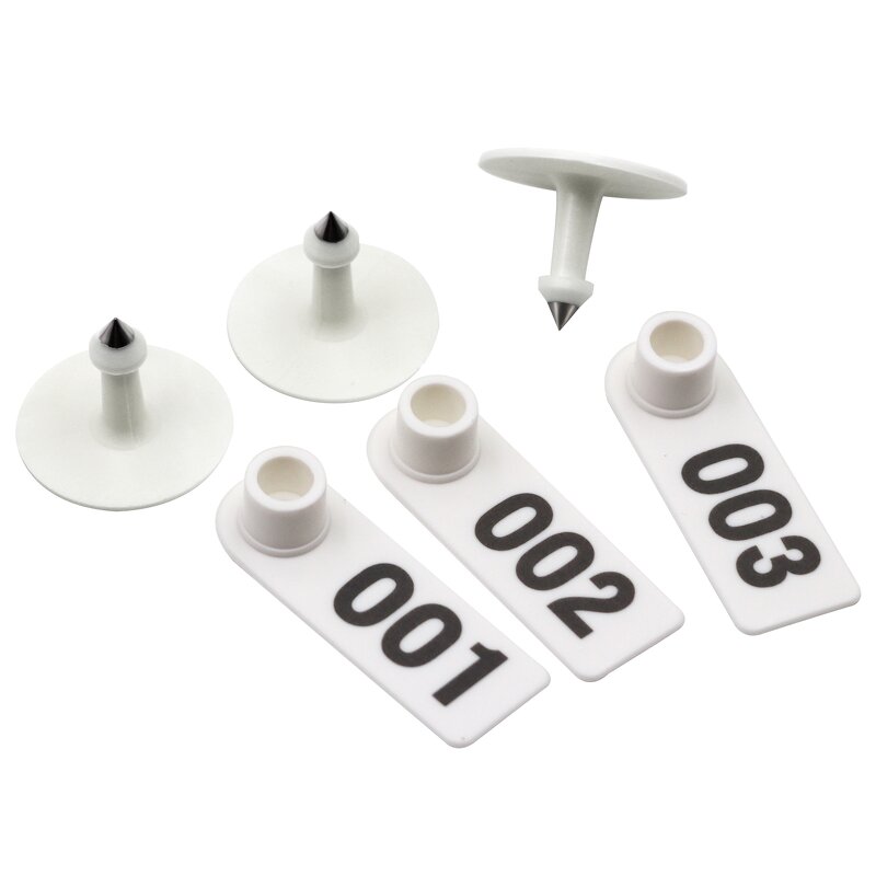 Sheep Ear Tag Manufacturer - OEM 7 Colors 001-100 Customizable Tracking Card Labels