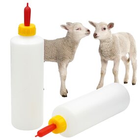 Milk Bottle Manufacturer - OEM 400ml Plastic for Sheep Goat Lamb Veterinary Farm