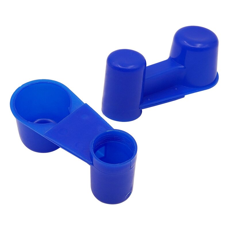 Bird Water Fountain Manufacturer - OEM Blue Color Double Cup for Pigeon Parrot Animal