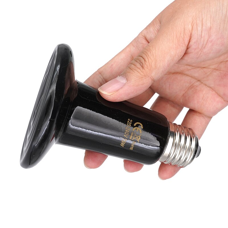 Ceramic Heat Emitter Manufacturer - OEM Black Infrared for Reptile Poultry Small Animal