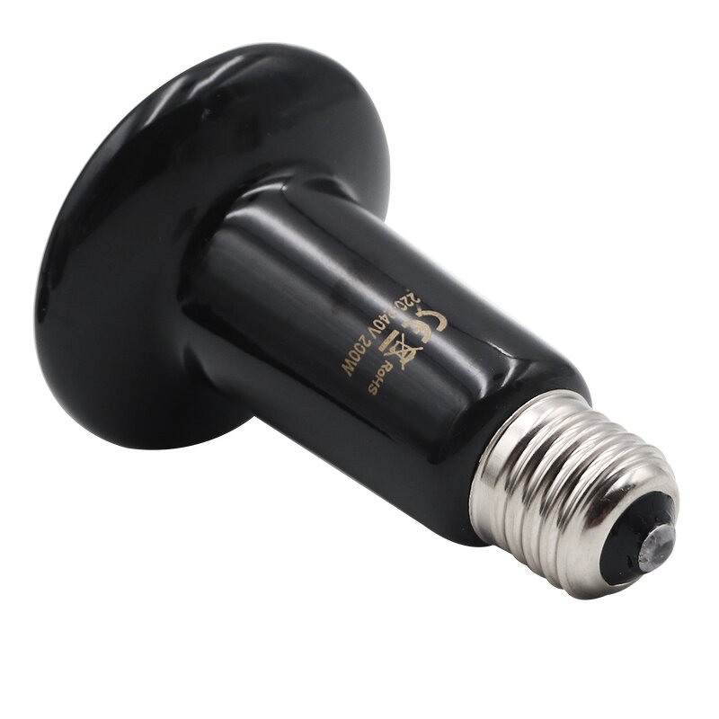Ceramic Heat Emitter Manufacturer - OEM Black Infrared for Reptile Poultry Small Animal
