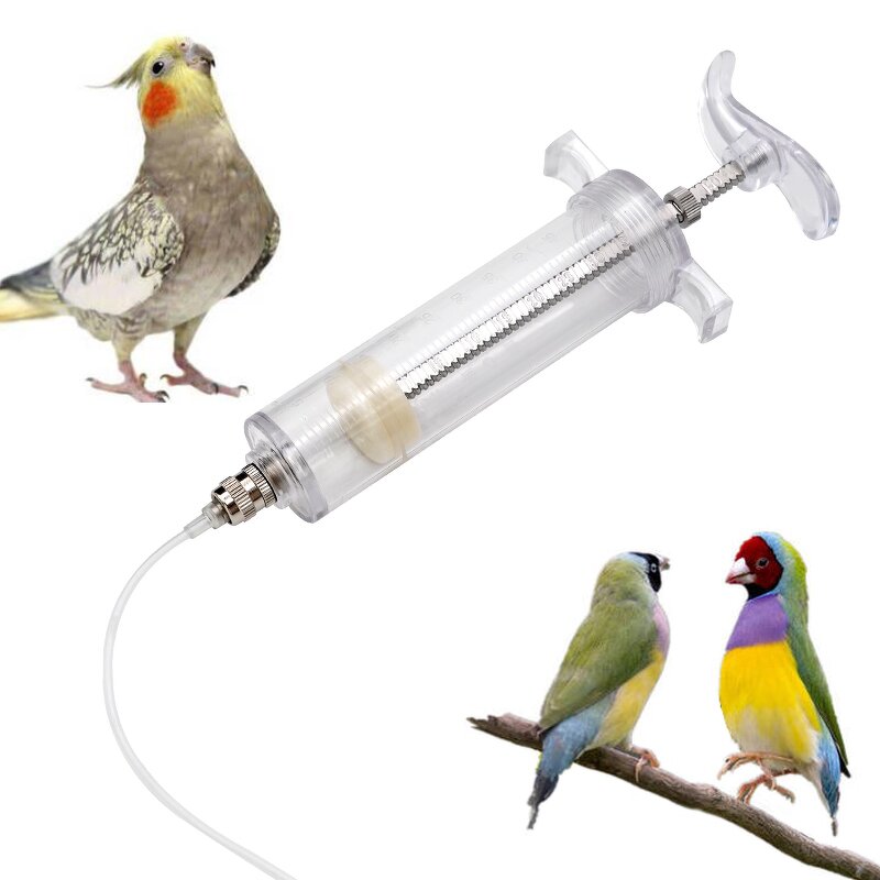 Bird Milk Feeder Manufacturer - OEM 20ml Baby Bird Parrot Feeding Adjustable Syringe