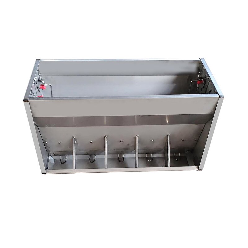 Pig Feeder Trough Manufacturer - OEM Double Side Stainless Steel for Fattening Hog