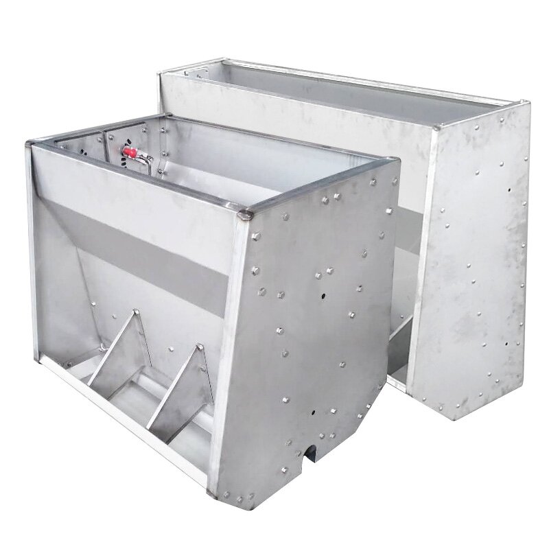 Pig Feeder Trough Manufacturer - OEM Double Side Stainless Steel for Fattening Hog