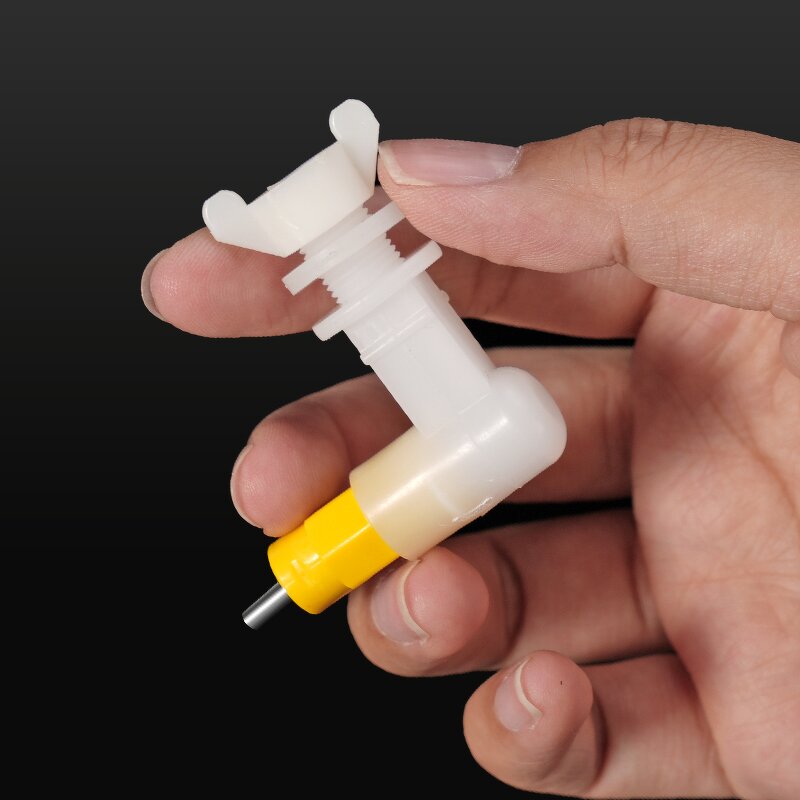 Chicken Nipple Drinker Manufacturer - OEM Leak Proof Short Elbow Poultry Farm Dispenser