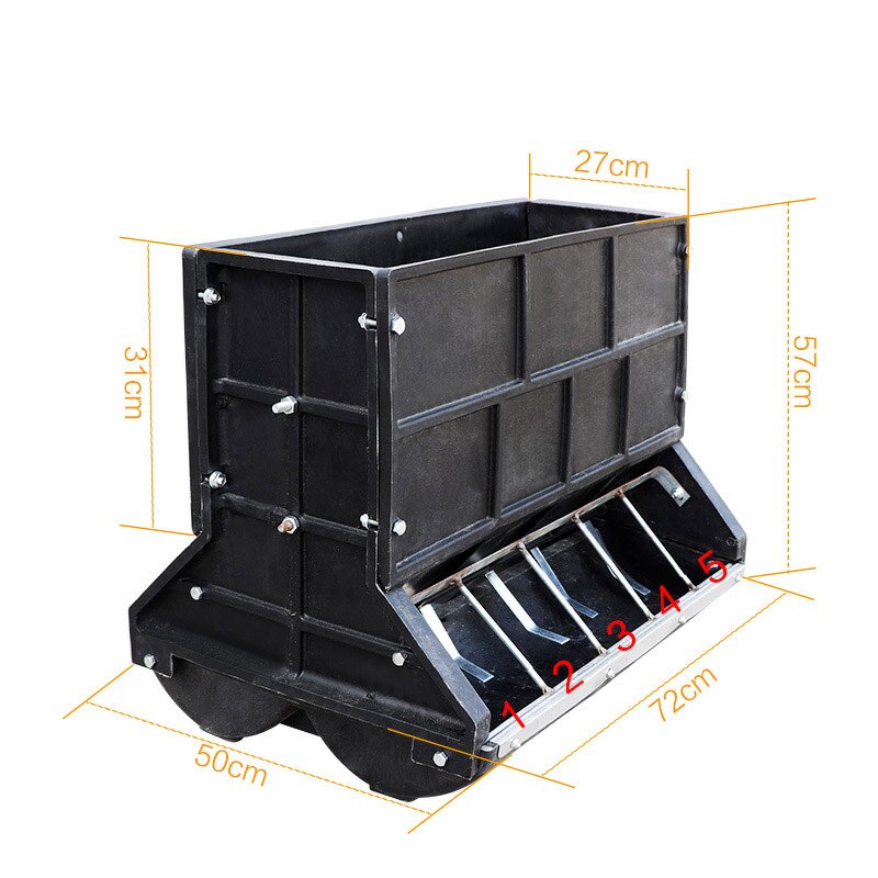 Pig Feeding Trough Manufacturer - OEM Plastic Double Side Automatic 10 Holes for Nursery