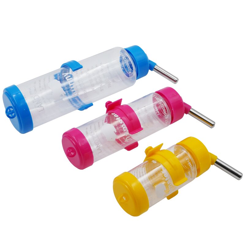 Rabbit Water Bottle Manufacturer - OEM Portable 80ml 125ml 250ml Plastic Hamster Bottle