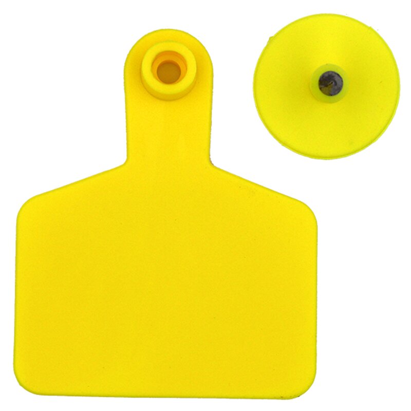 Cattle Ear Tag Manufacturer - OEM Big TPU Blank for Cow Without Number Identification