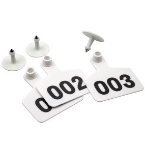 Cattle Ear Tag Manufacturer - OEM Various Colors Customized Tracking Card with Number