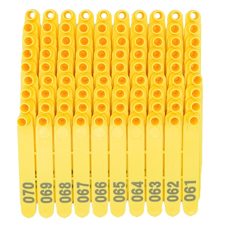 Sheep Ear Tag Manufacturer - OEM Customized One Piece Laser Printed 001-100