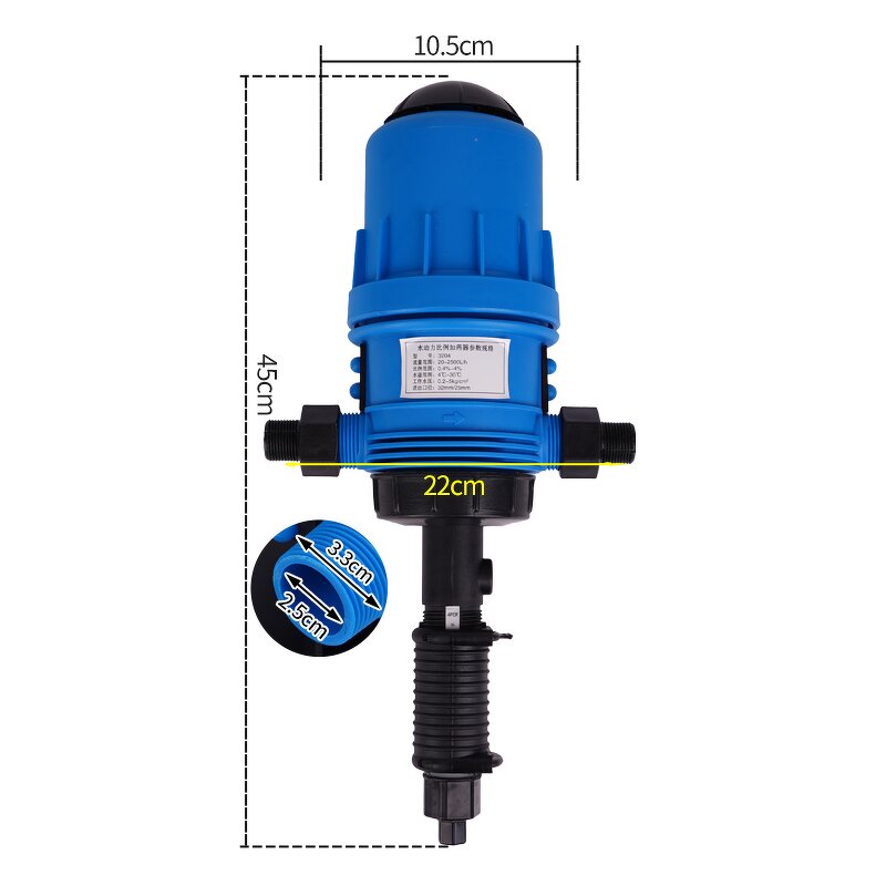 Dosing Pump Manufacturer - OEM 0.2% 2% 0.4% 4% 1% 5% Water Driven Proportional