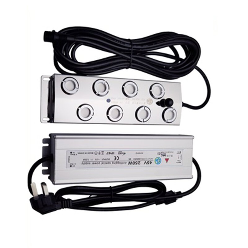 Ultrasonic Mist Maker Manufacturer - OEM 8 Head Stainless Steel Garden Pond Atomizer