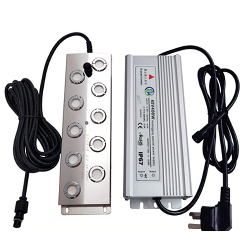 Ultrasonic Fogger Manufacturer - OEM Hot Selling 10 Head Rockery Fountain Aquarium