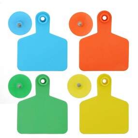 Cattle Ear Tag Manufacturer - OEM Big TPU Blank for Cow Without Number Identification