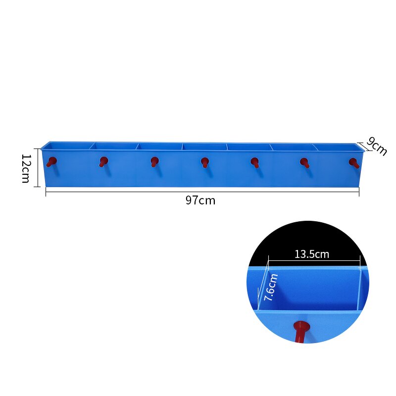 Milking Bucket Manufacturer - OEM Portable 7 Nipple 9L for Lamb Piglet Milk Sucking