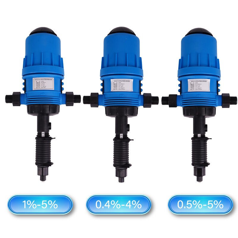 Dosing Pump Manufacturer - OEM 0.2% 2% 0.4% 4% 1% 5% Water Driven Proportional
