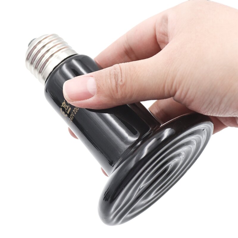 Ceramic Heat Emitter Manufacturer - OEM Black Infrared for Reptile Poultry Small Animal