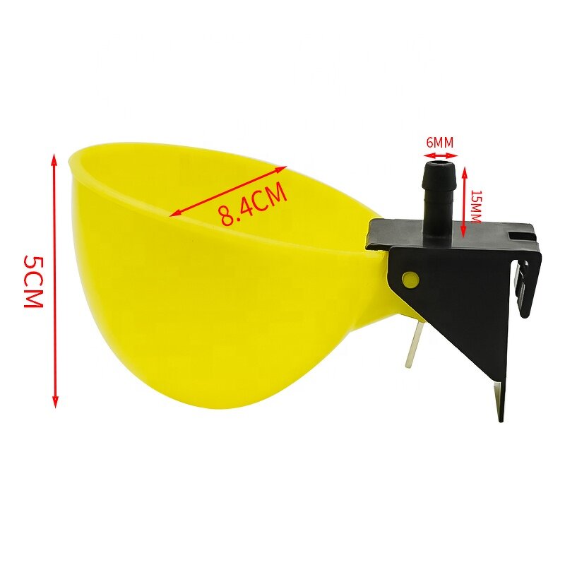 Bird Water Drinker Manufacturer - OEM Automatic Cage Yellow Hanging Cup for Pigeon