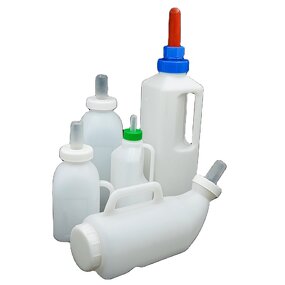 Milk Feeding Bottle Manufacturer - OEM Various Capacity with Nipple Teats for Cattle