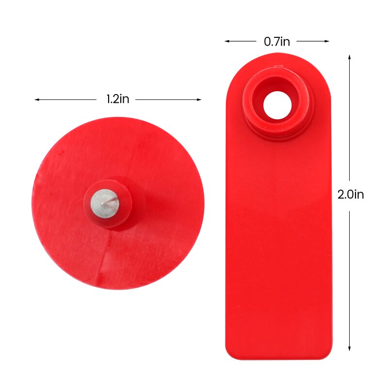 Animal Ear Tag Manufacturer - OEM Blank Number Copper Head TPU Sheep Goat Tracking